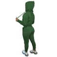 thumbnail image 4 of Cindysus Women Two Piece Outfit Long Sleeve Jogging Set Athletic Hoodie Sweatsuits For Womens Winter Lounge Casual Sets Green 4XL, 4 of 4