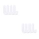 thumbnail image 4 of Ounissouiy Colgador de almacenamiento Gancho de plástico ABS Colgador de toallas autoadhesivo para baño de cocina, blanco, 4 piezas Blanco 2piezas, 4 of 6