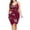 Red, variant on IROINNID V-Neck Sheath Dress For Women Summer Sleeveless Casual Cross Strap Printing Dress Empire Waist Dress