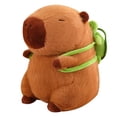 thumbnail image 1 of Plush Capybara Plush Toy Doll Cute Pillow Gift Creative Funny Ugly Cute Doll 23cm, 1 of 2