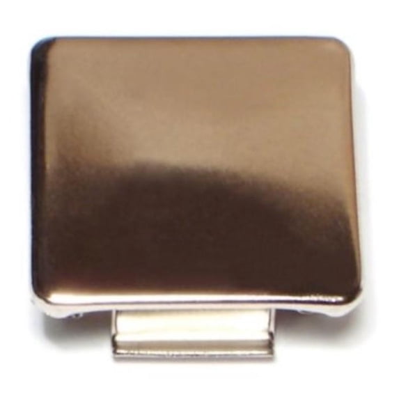 1" Zinc Plated Steel Square Furniture Spring Caps (8 pcs.)