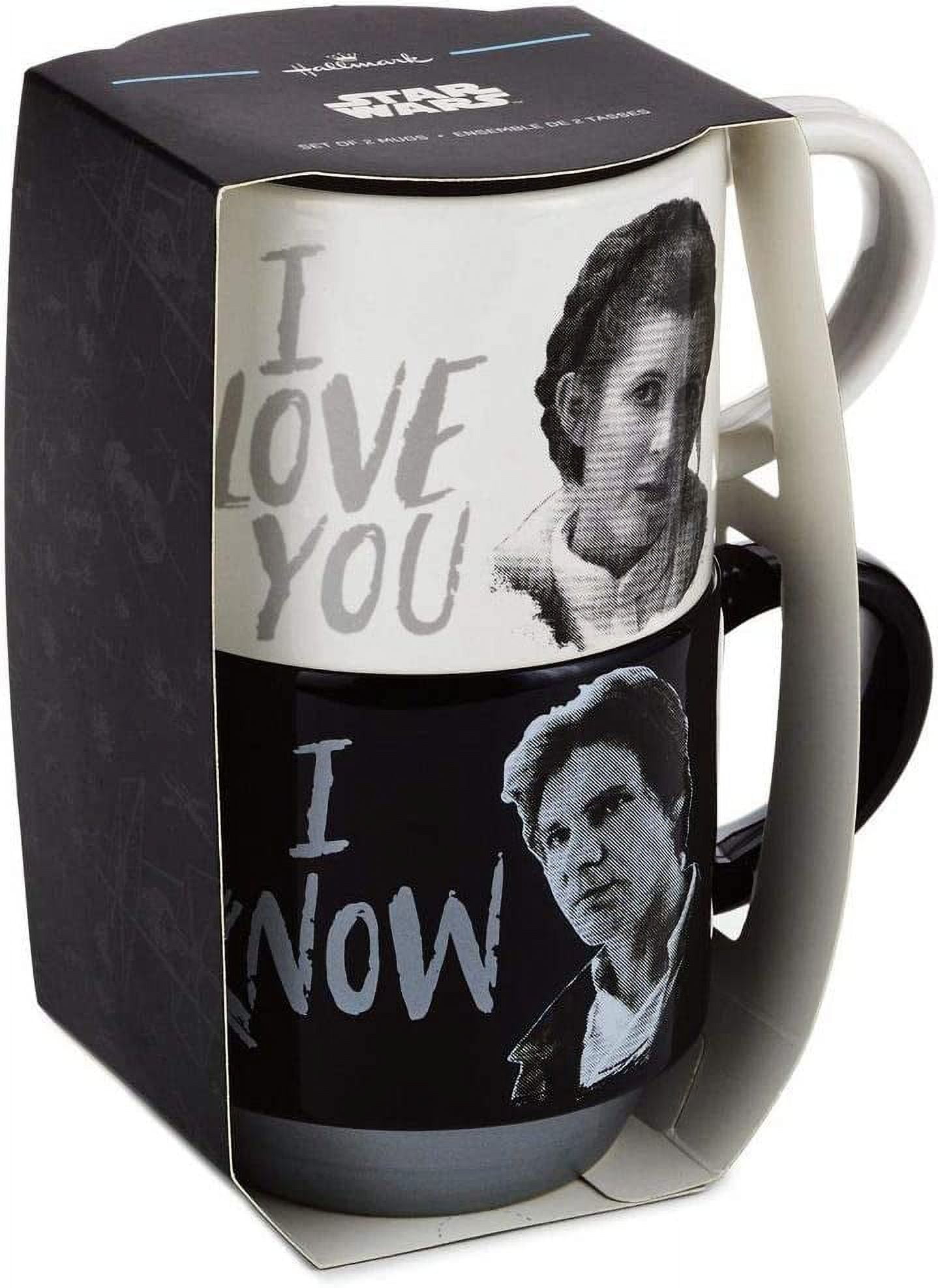 Star Wars™ Han Solo™ and Princess Leia™ Bespin™ I Love You I Know Stacking  Mugs, Set of 2