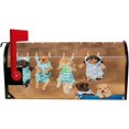 thumbnail image 5 of Coolnut Mailbox Covers, Magnetic Standard Size Staffordshire Terrier Puppies with Cat Hanging Seasonal Mail Wraps for Home Outdoor Decor, 20.7"x18.03", 5 of 5