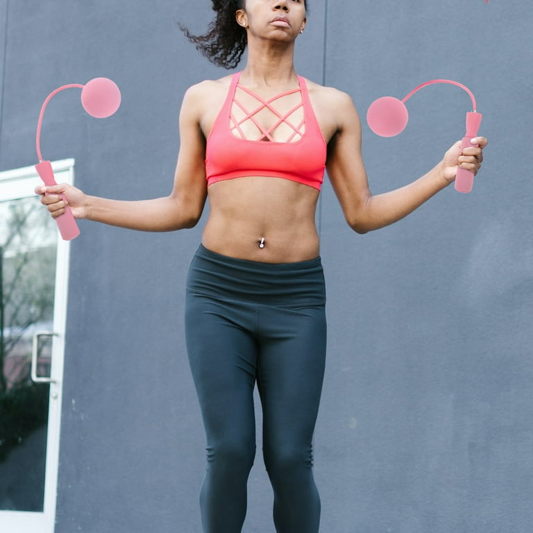 1 Pair Adult Jumping Rope Cordless Skipping Rope Gym Jumping Rope Body Build Supplies Walmart