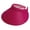 Fushia, variant on Top Headwear Women's Wide Brim Visor - Sports 5 Inch Wide Clip On Cap, Weave Khaki