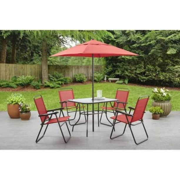 Mainstays 6pc Folding Patio Set