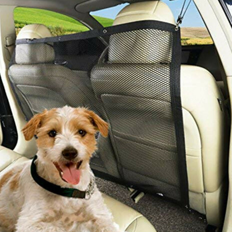 Car Pet Barrier Mesh Dog Car Safety Travel Isolation Net Vehicle Van