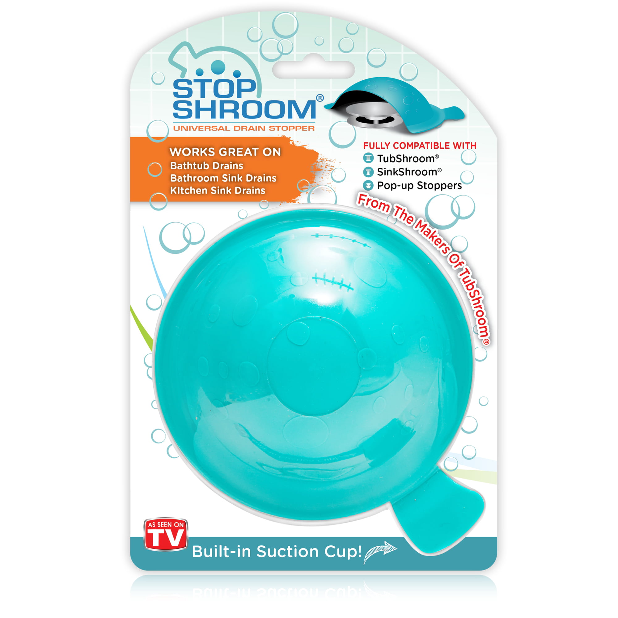 Stopshroom Stblu232 Aqua Universal, Bathtub Drain Stuck