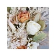thumbnail image 2 of Elegant Artificial Flowers Bouquets Captivating Champagne Orange Faux Flower Cluster Stylish Flower Bouquets Charm, 2 of 11