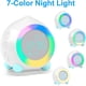 thumbnail image 2 of Despertador para niños Iluminado Lámpara LED digital Despertador Luz nocturna Niña Niños Día Noche Niño Volumen ajustable Posponer Despertador con carga USB (, 2 of 5