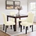 thumbnail image 2 of Subrtex Faux Leather Indoor Dining Chair Set of 4, Modern Mid-Century Chairs for Home, Ivory, 2 of 8