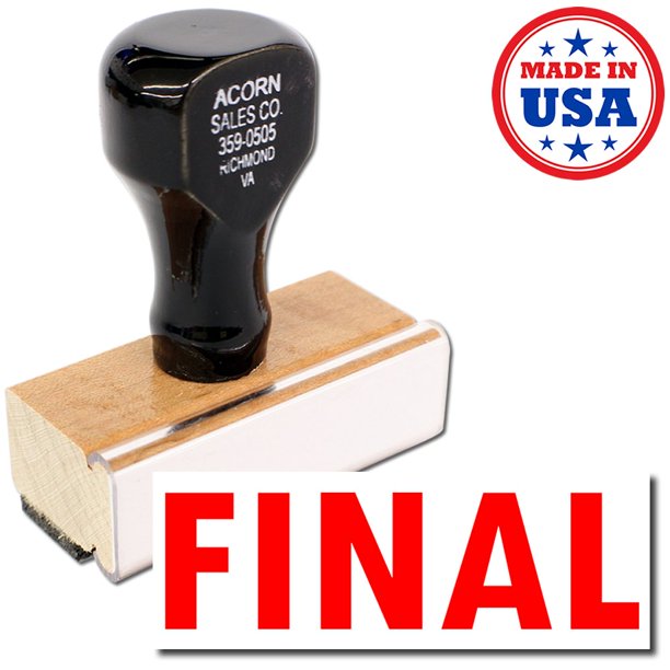 Final Rubber Stamp