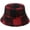 A, variant on CoCopeaunts Stylish Winter Plaid Bucket Hat Soft Warm Lambs Wool Fisherman Caps for Women Teens Girls Casual Winter Warm Hat