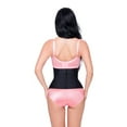thumbnail image 6 of Women's Latex Sport Girdle Waist Training Corset Shapewear Firm Abdomen Control Wedding Body Shaper Black Plus Size, 6 of 6
