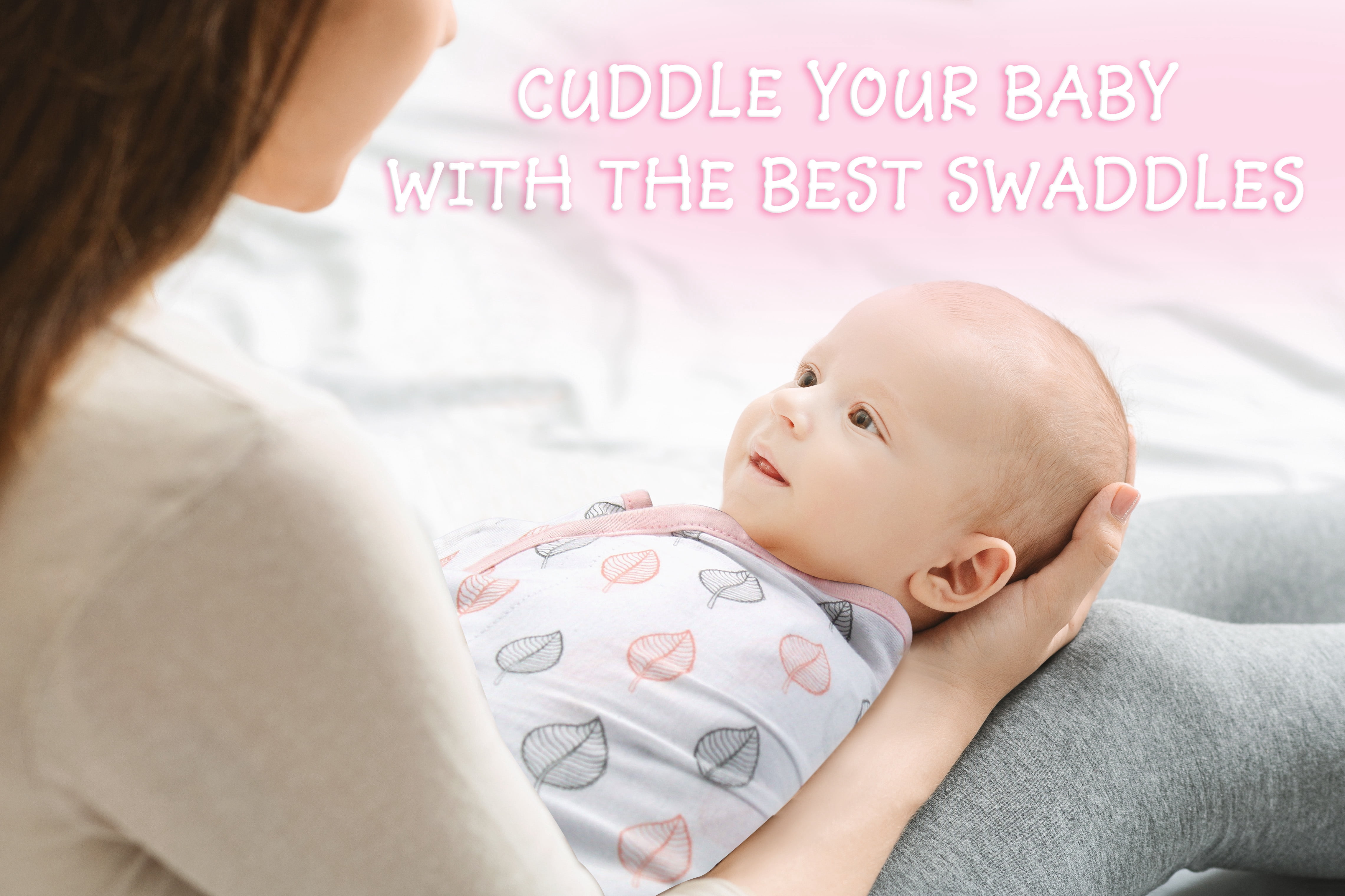 Swaddles for Newborns Baby Swaddle Pack of 3, 0-3 Month, 100% Cotton Newborn Swaddle Baby Wraps Baby Girl and Boy Adjustable Swaddle Blanket, Soft Baby Blankets