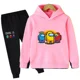 thumbnail image 3 of Conjunto de 2 piezas de sudadera y pantalones con estampado de dibujos animados de Sonic para niños de 2 a 12 años, ropa para niños y niñas, trajes deportivos para primavera y otoño, novedad de 2024, 3 of 5
