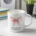thumbnail image 4 of Christian Bible Verse Gifts - Coquette Pink Bows Ceramic Mug Coffee Cup 11oz,Coquette Pink Bows Gifts Mug,Pink Bows Gifts for Women,Christian Gifts For Women,Bible Verse Gifts, 4 of 6