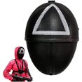 thumbnail image 2 of Squid Game Mask Costume Cosplay Face Cover Masquerade Accessories for Halloween, 2 of 4