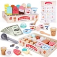 thumbnail image 1 of Juguetes para helados Melofaver de madera para niños de 3 a 5 años con acceso., 1 of 7