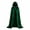 darkgreen, variant on Cloak with Hood Halloween Costume Velvet Cape Witch Vampire Outfits Halloween Costumes for Women Men Black