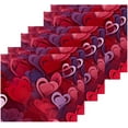 thumbnail image 3 of GZHJMY Valentine's Day Love Heart Washcloths 6 Pack, Highly Absorbent Soft Cotton Baby Washcloths Fingertip Towels, 12 x 12 Inch, 3 of 7