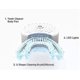 thumbnail image 5 of Cepillo de dientes eléctrico para adultos - Cepillos de dientes ultrasónicos en forma de U para blanquear los dientes - Limpieza bucal 360, protección de encías manos libres - Carga inalámbrica kaili Sencillez, 5 of 5