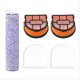 thumbnail image 1 of Repuestos para Paquete de Filtros y Cepillos para Aspiradoras para WDB1F2 HydroVac AW201 AW302 WD201 WD100 WD200 WD101 WD200C, 1 of 5