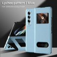 thumbnail image 1 of For Samsung Galaxy Z Fold 6 Maghetic Flip Folding Case, Open Window Design, Luxurious Business Lychee pattern Leather Hidden Kickstand Full Body Hinge, 1 of 1