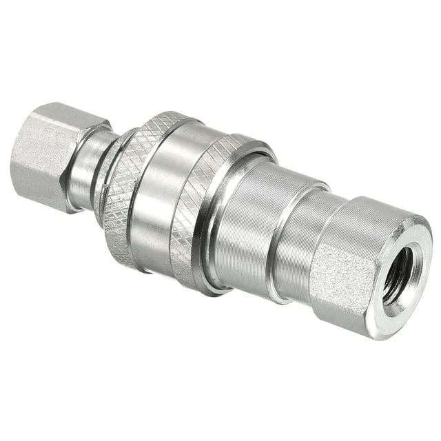 Acoplador rápido hidráulico Uxcell con rosca hembra, accesorio de tubería M10