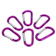 thumbnail image 1 of Llavero Lixada Paquete de 6 Carabiner de Aluminio Clip D-ring Locking Carabiner Keychain Hook Lixada Llavero, 1 of 7