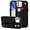 Black for iPhone 11, variant on Design for iPhone 11/Eleven Phone Case with Screen Protector Adjustable Wrist Strap Kickstand Credit Card Slot Slim Shockproof Hybrid Rugged Protective Cover for Women Men Girls 6.1 inch Brown