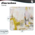 thumbnail image 4 of Stupell Industries Contemporary New Age Yellow Abstract Canvas Art, 17 x 17, by Design Fabrikken, 4 of 8