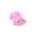 C004- Pink, variant on Sensory Squeeze Toys, Squeeze Relaxation, Squeeze for Adults, Squeeze, Cute Dog Toys, 4X2X1.5 in Brown Soft Silicone Bulldog Figurine, Easy to Squeeze, Stretch, and Knead to