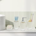 thumbnail image 4 of Unique Bargains 1 Set Reusable Bathroom Accessories Set for Bathroom Vanities Beige PS, 4 of 4