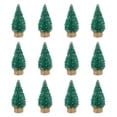 thumbnail image 2 of 12 piezas de adornos pequeños para árboles de Navidad, árboles en miniatura, artesanías coleccionables, árboles de Navidad para la mesa del bar de, 2 of 8