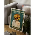 thumbnail image 3 of LOLUIS Inspirational Vintage Mental Health Awareness Wall Art, Counseling Therapy Positive Office Decor, Grow Positive Thoughts Poster DS2, 3 of 5