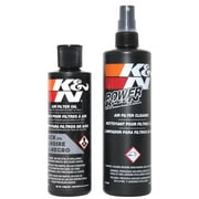 K&N Performance Plus Universal Air Filter Recharger Kit, 99-5050BK