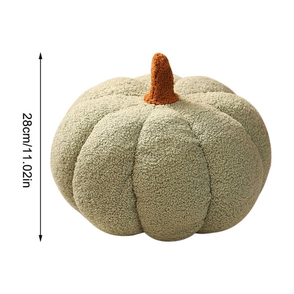 Xihbxyly Cojín de Calabaza de Halloween, Diseño de Felpa Suave, Forma Realista de Calabaza, Decoración Festiva para El Hogar, Acogedor Accesorio para Sofá o Cama, Regalo Perfecto para Halloween, Acci