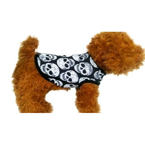 SIfdSeng Dog Vest Warm Indoor Pet Puppy Small Dog Cat Pet Clothes Skull Vest T-Shirt Apparel Clothes M Dog Shirt for Large Dogs Dog Vests for Large Dogs