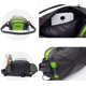 thumbnail image 5 of Bolsa multifuncional para deportes al aire libre con cinturón de nailon repelente al agua que se puede usar en la cintura para mujeres con un soporte para botella de agua y 3 compartimentos, 5 of 5
