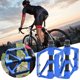 thumbnail image 4 of Pedal De Rodamiento De Bicicleta 3, Puerto Roscado De 14 Mm Pedal De Rodamiento De Bicicleta Mecanizado CNC Fácil De Instalar Para Bicicletas De Carretera Cergrey Azul, 4 of 8