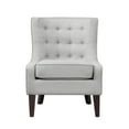 thumbnail image 2 of Lifestyle Solutions Mason Transitional Accent Chair, Light Grey Fabric, 2 of 7