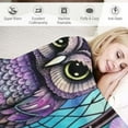 thumbnail image 3 of COMIO Owl Blanket Soft Cozy Throw Blanket Lightweight Plush Warm Blankets Camping Animals Blanket Owl Gifts for Owl Lovers for Women Men for Holiday Sofa Couch for All Season Owl Decor, 3 of 6