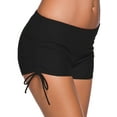 thumbnail image 4 of Women Low Waist Solid Color Side Strap Swim Trunks, 4 of 5