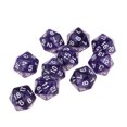 thumbnail image 3 of Paquete De 10 Dados De Veinte Lados D20 Para Jugar D&D RPG Party Games Dices Purple Sunnimix Dados de 20 caras, 3 of 8