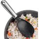 thumbnail image 4 of Stainless Steel Silicone Rice Spoon, Non-stick Pan Flexibility Strong Hanging Hole Design Rice Cooker Rice Spoon, Kitchen Supplies (1 Piece, Bl, 4 of 5