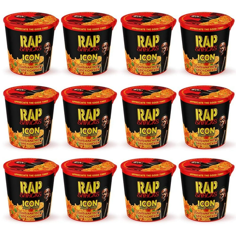 Rap Snacks Louisiana Hot ICON Ramen Noodles Featuring Hip-Hop Star