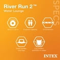 thumbnail image 5 of Intex River Run II 2-Person Water Tube w/ Cooler and Connectors (3 Pack) 58837EP, 5 of 11