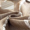 thumbnail image 3 of Protective Cover Dust Cover for Washing Machine Refrigerator Cotton Linen Fabric (Brown,60 * 140cm), 3 of 5