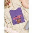 thumbnail image 3 of Grateful Today Tomorrow Shaped T-Shirt Women -Image by Shutterstock, Female XX-Large, 3 of 4